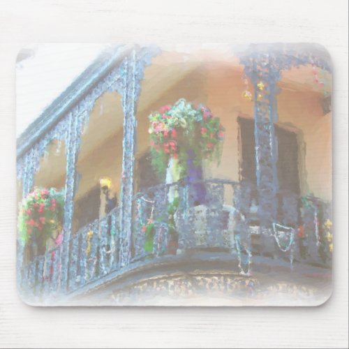 New Orleans balcony Mouse Pad