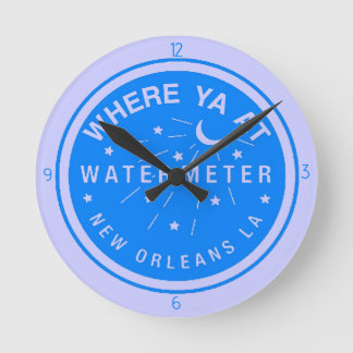 New Orleans  Blue Water Meter Clock
