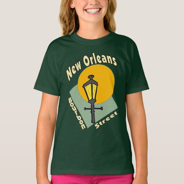New Orleans Bourbon Street T-Shirt (Front)