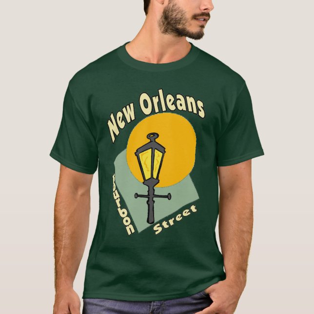 New Orleans Bourbon Street T-Shirt (Front)