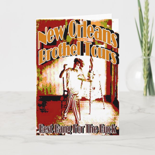 New Orleans Brothel Tours Card (Front)