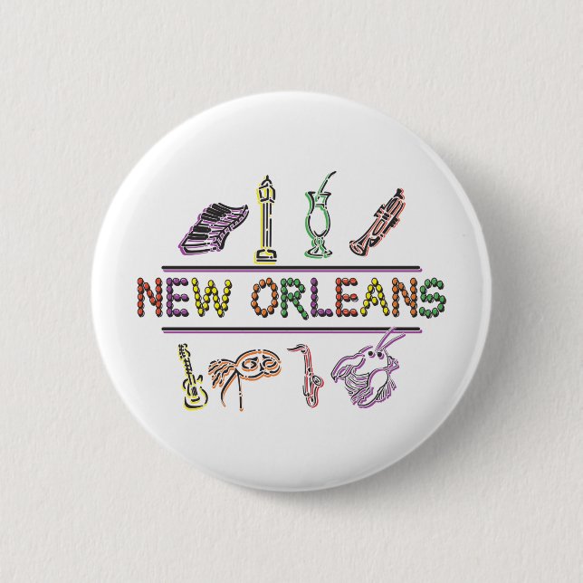 New Orleans Button (Front)