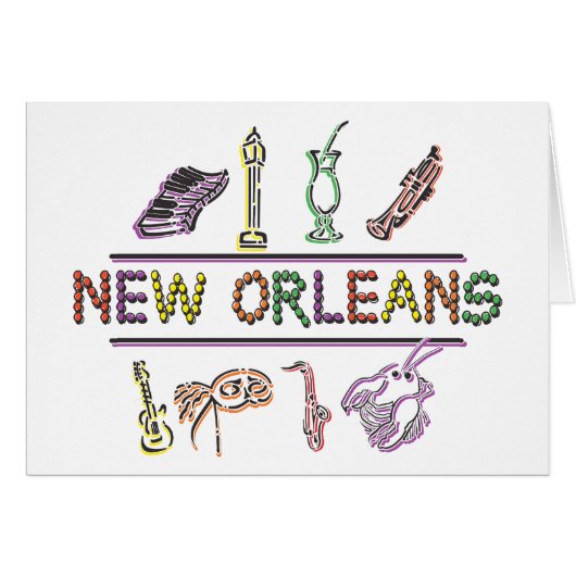 New Orleans Cards (Front Horizontal)