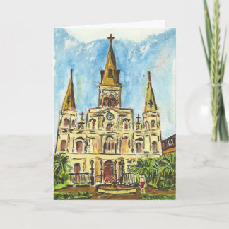 New Orleans Cathedral Card