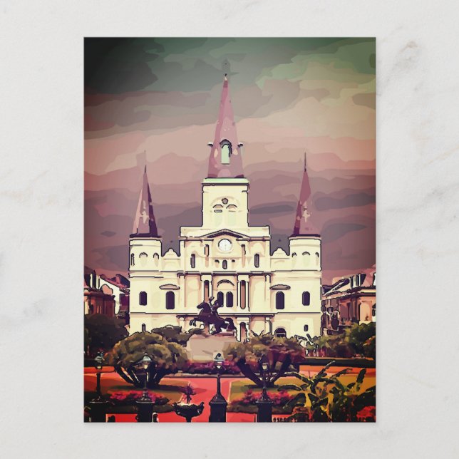 New Orleans Cathedral Postcard (Front)