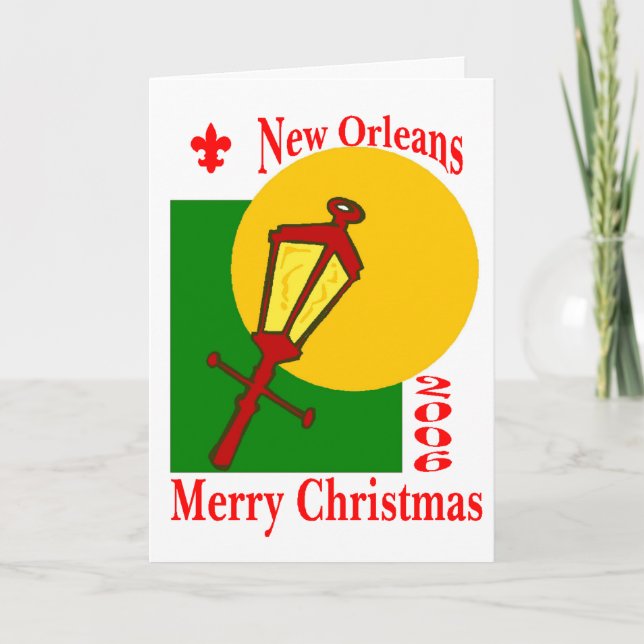 New Orleans Christmas 2006 Holiday Card (Front)