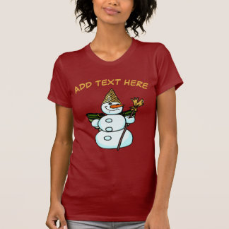 New Orleans Christmas Snowman, personalize T-Shirt