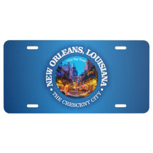 New Orleans (cities) License Plate
