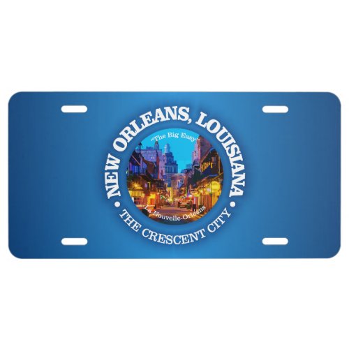New Orleans cities License Plate