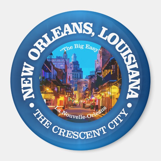 New Orleans (cities) Magnet (Front)