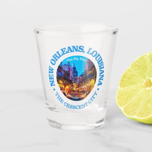New Orleans cities Shot Glass