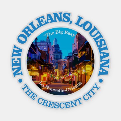 New Orleans cities Sticker