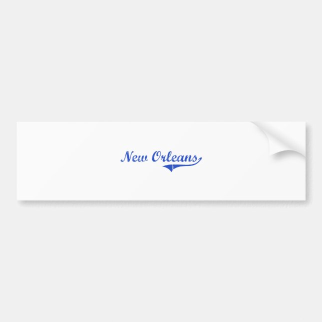 New Orleans City Classic Bumper Sticker (Front)