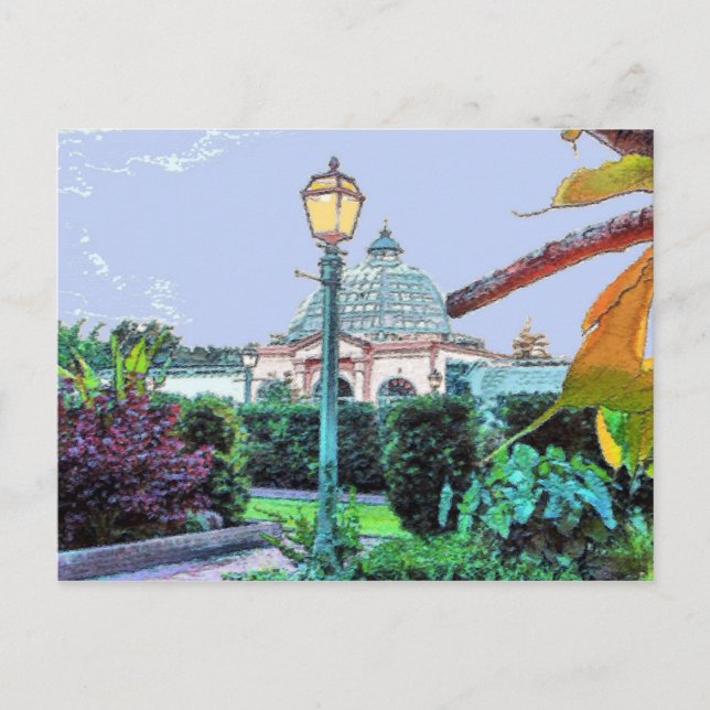 New Orleans City Park Green House Postcard (Front)