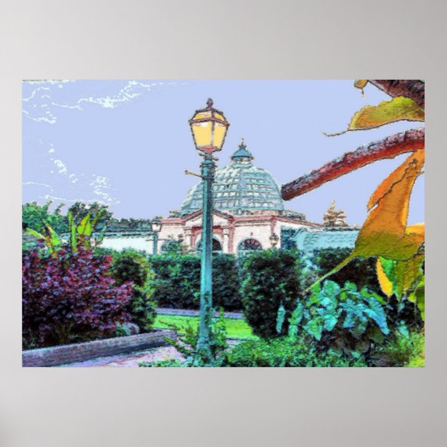 New Orleans City Park Green House Poster (Front)