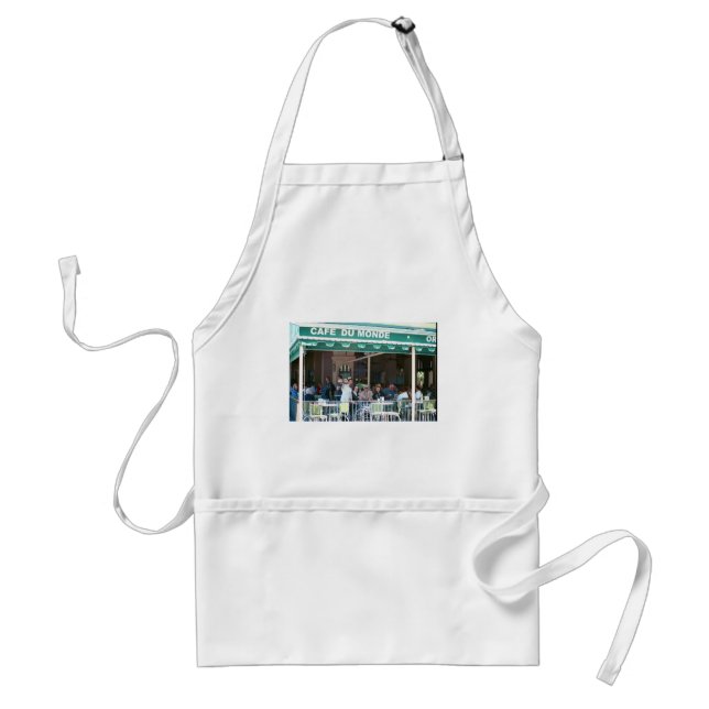 New Orleans Coffee and Beignets Adult Apron (Front)