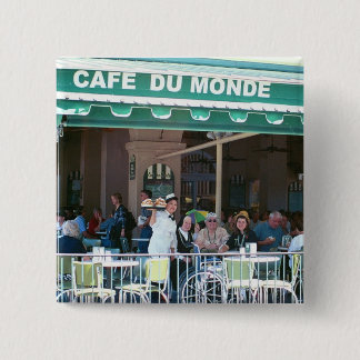New Orleans Coffee and Beignets Pinback Button