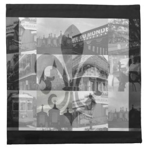New Orleans Collage [Cloth Napkins] Napkin