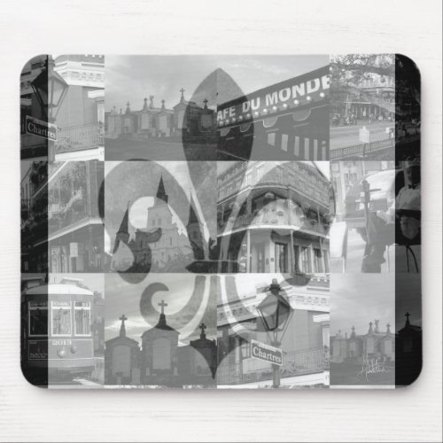 New Orleans Collage Mousepad Mouse Pad