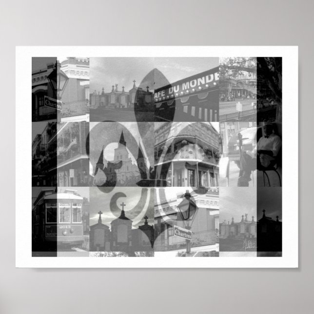 New Orleans Collage [Print] Poster (Front)