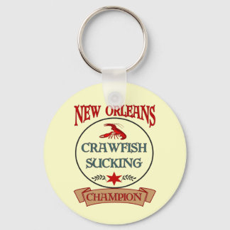 New Orleans Crawfish Champ Keychain