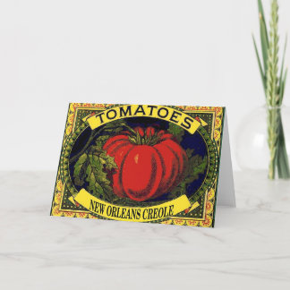 New Orleans Creole Tomatoes Card