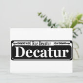 New Orleans Decatur St Sign (Standing Front)