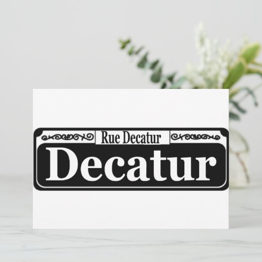 New Orleans Decatur St Sign (Standing Front)
