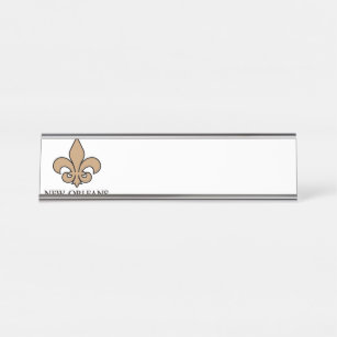 New Orleans Desk Name Plate