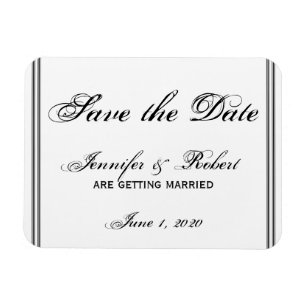 New Orleans Destination Save the Date Magnet