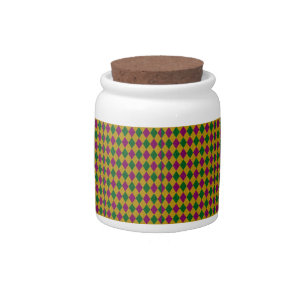 New Orleans DIamond Glitter Candy Jar