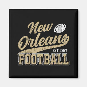 New Orleans Distressed Football Team Fan Srts Magnet
