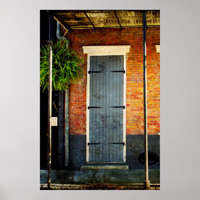 New Orleans Door Poster (Front)