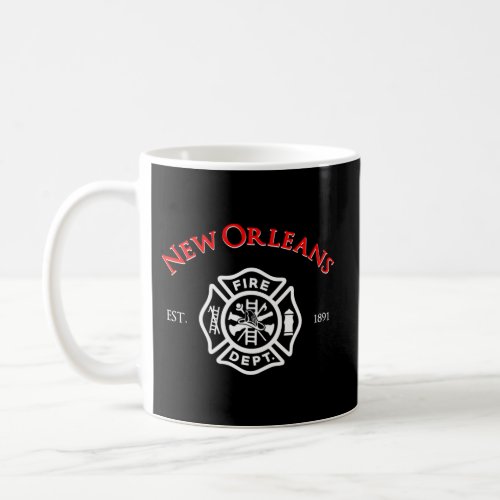 New Orleans Fire Rescue Department Louisiana Firef Coffee Mug