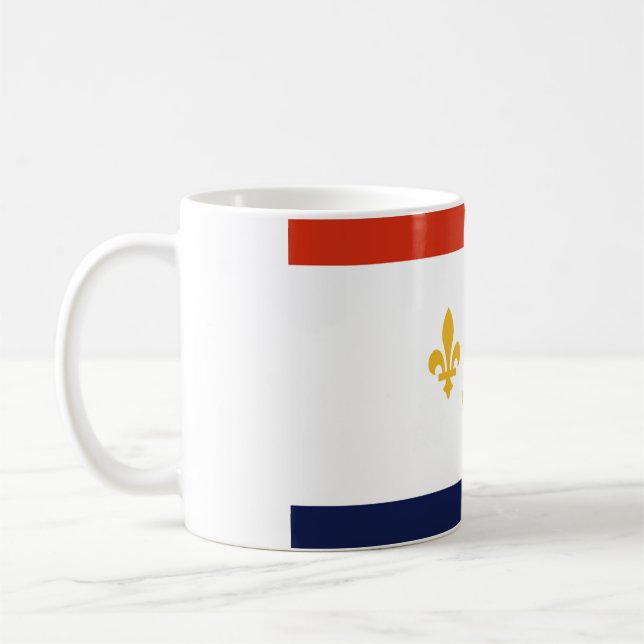 New Orleans Flag Coffee Mug (Left)