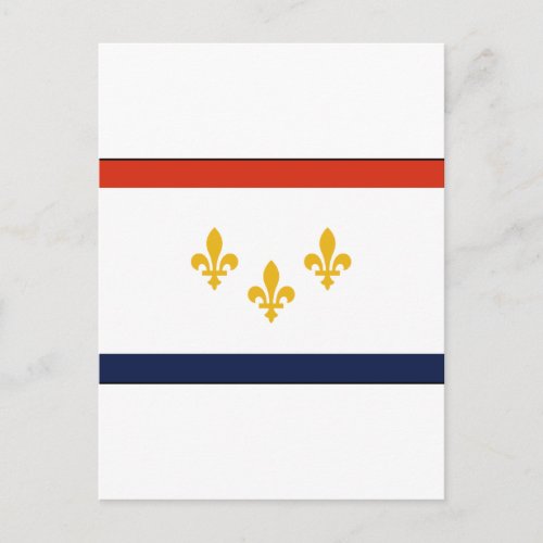 New Orleans Flag Postcard