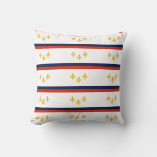 New Orleans Flag Throw Pillow