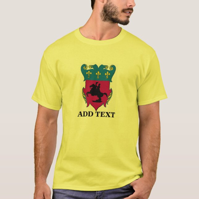 New Orleans Fleur De Lis Crest T-Shirt (Front)