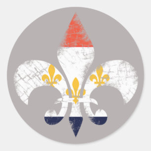 New Orleans Fleur De Lis NOLA Louisiana Stickers