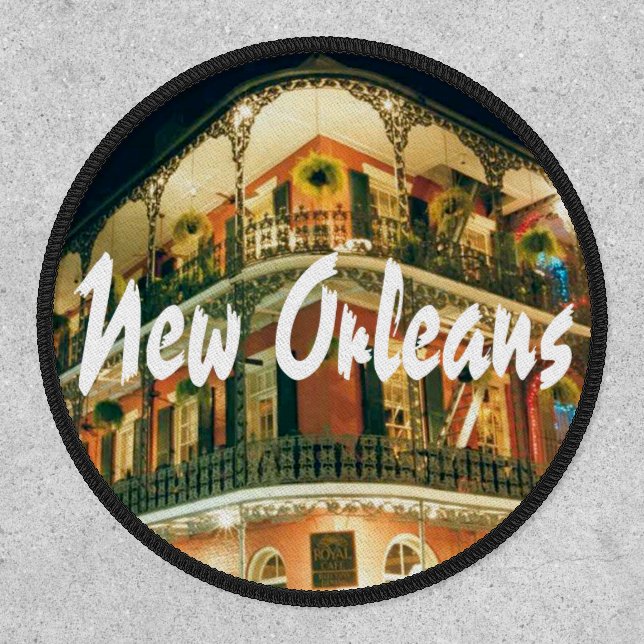 New Orleans French Quarter Corner Patch (Front)