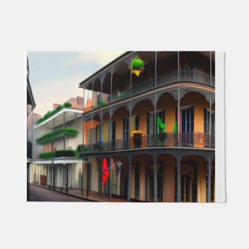 New Orleans French Quarter Doormat