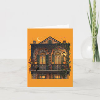 New Orleans French Quarter Halloween Invitation
