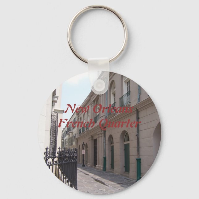 New Orleans French Quarter Keychain (Front)