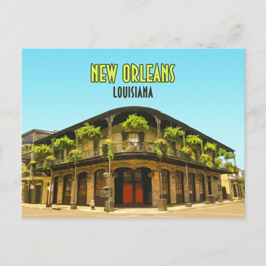New Orleans French Quarter Louisiana Postcard Zazzle