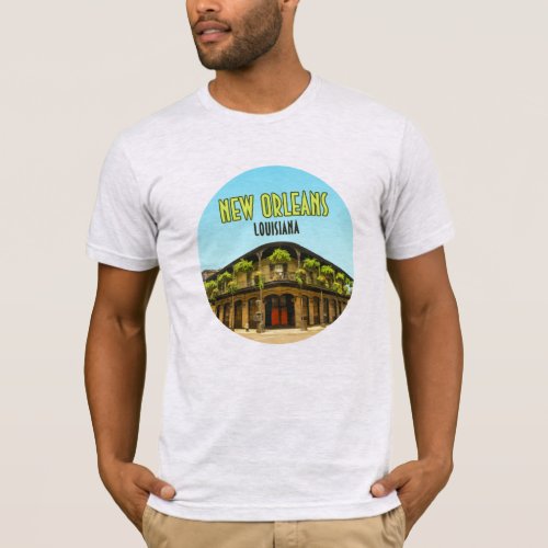 New Orleans French Quarter Louisiana T_Shirt