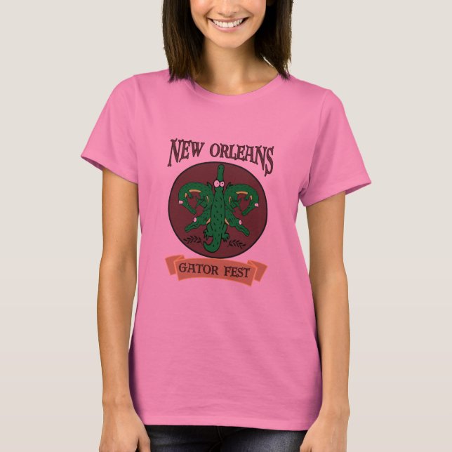 New Orleans Gator Fest Two T-Shirt (Front)