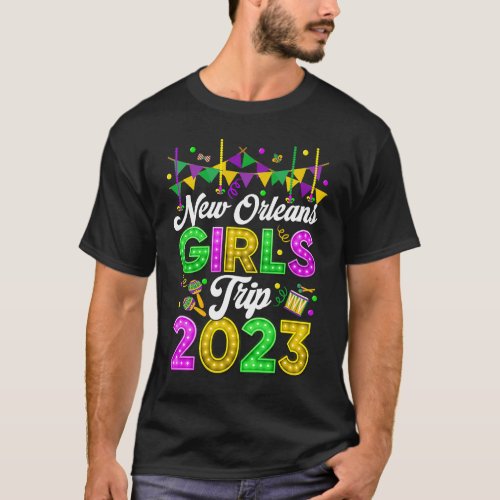New Orleans Girls Trip 2023 Matching Bachelorette  T_Shirt