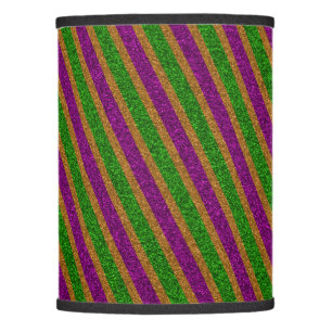 New Orleans Glitter Stripes Lamp Shade