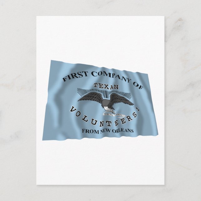New Orleans Grays Flag Postcard (Front)