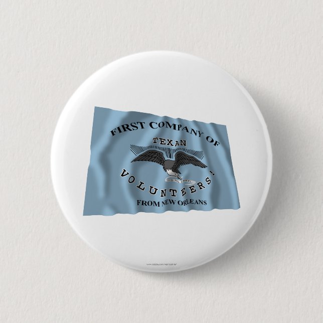 New Orleans Greys Flag Button (Front)